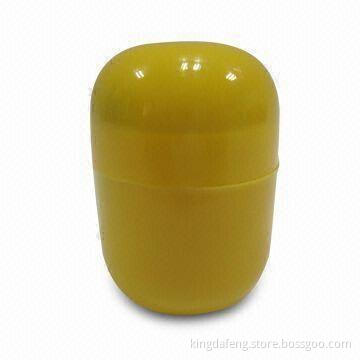 Plastic Capsule, Suitable for Use as Promotional Gift or Food Container, Measures 5.7x 4.8cm